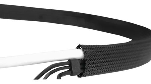 Gaine de protection - BPET-V0 series - FRÄNKISCHE Industrial Pipes GmbH & Co. KG - tressée / pour câbles / en textile
