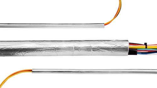 Gaine de protection - WGF-LA series - FRÄNKISCHE Industrial Pipes GmbH & Co. KG - plate / pour câbles / en textile