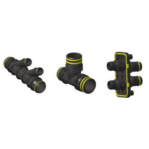 Raccord hydraulique - FIPCOOL CONNECT - FRÄNKISCHE Industrial Pipes GmbH & Co. KG - cannelé / en T / en Y