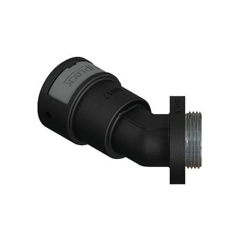 Raccord pneumatique - AAPA-MMK - FRÄNKISCHE Industrial Pipes GmbH & Co. KG - à visser / coudé à 45° / en métal