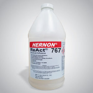 Colle acrylique - ReAct® 767 - Hernon Manufacturing - pour plastique / monocomposant / industrielle