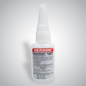 Colle cyanoacrylate - Quantum® 107 - Hernon Manufacturing - pour métal / pour céramique / pour thermoplastique