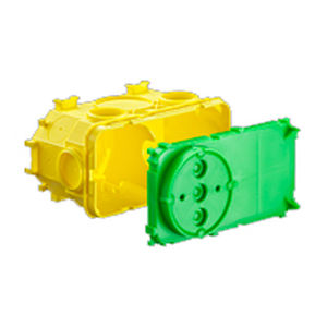 Boîte de dérivation pour pose béton - KAISER GmbH & Co. KG - isolée / en plastique
