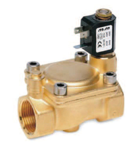 Électrovanne à commande assistée - B203, B222  - M & M INTERNATIONAL - 2 voies / NF / pour eau