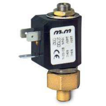 Électrovanne à commande directe - RB214 - M & M INTERNATIONAL - 2 voies / NO / pour eau