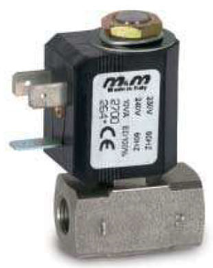 Électrovanne à commande directe - B298 - M & M INTERNATIONAL - 2 voies / NF / air