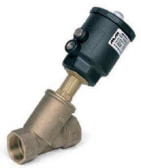 Vanne à piston - BCG205S-BCG210S  - M & M INTERNATIONAL - à commande pneumatique / 2/2 voies / pour fluide agressif