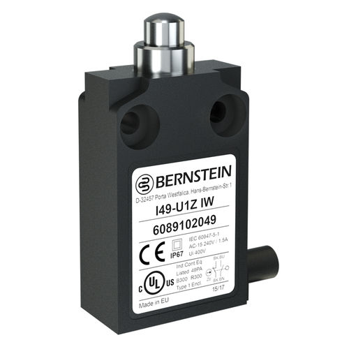 Contact fin de course de sécurité - I49 series - BERNSTEIN AG - plat / IP67 / compact