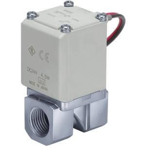 Électrovanne à commande directe - VX2*5 - SMC Corporation of America - 2 voies / normalement fermée / normalement ouverte