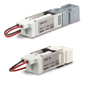 Distributeur pneumatique à clapet - SX series - SMC Corporation of America - à air / actionné par solénoïde / 3 voies