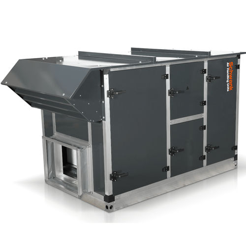 Centrale de traitement d'air de toit - aeroSchwank H-R - SCHWANK - pour usage résidentiel / d'extérieur / compacte