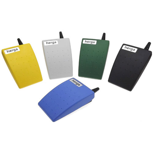Interrupteur à pédale de commande - 6220 - HERGA - électrique / 1 pédale / compact