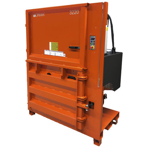 Presse à balles pour carton - ORWAK 3220 - Orwak AB - pour film / verticale / à chargement frontal