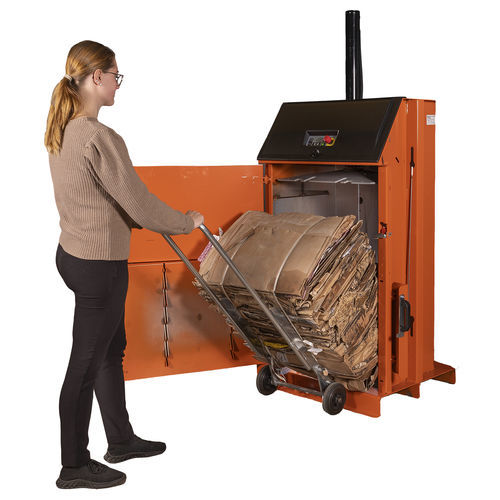 Presse à balles pour déchets - COMPACT 3110 - Orwak AB - verticale / à chargement frontal / compacte