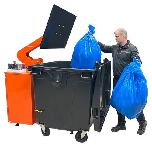 Compacteur de déchets tasseur de poubelle - FLEX 1100 - Orwak AB - mélangé / stationnaire / pour conteneur à déchets