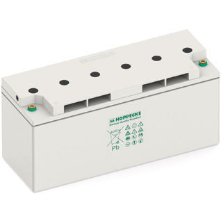 Batterie à régulation par soupape - power.com SA series - HOPPECKE - de bloc / plate / pour onduleur