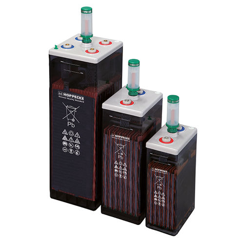 Batterie plomb-acide - power V H - HOPPECKE - fine / pour onduleur / à électrolyte liquide
