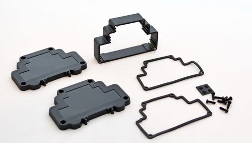 Boîtier pour rail DIN - DMX-4776-B - BUD INDUSTRIES - modulaire / en plastique / en polycarbonate