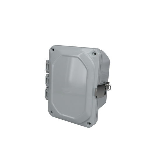 Boîte pour montage sur panneau - DPH-28706 - BUD INDUSTRIES - encastrable / pour rail DIN / rectangulaire