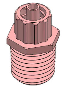 Raccord hydraulique - 14MTLL - Value Plastics - à visser / en plastique