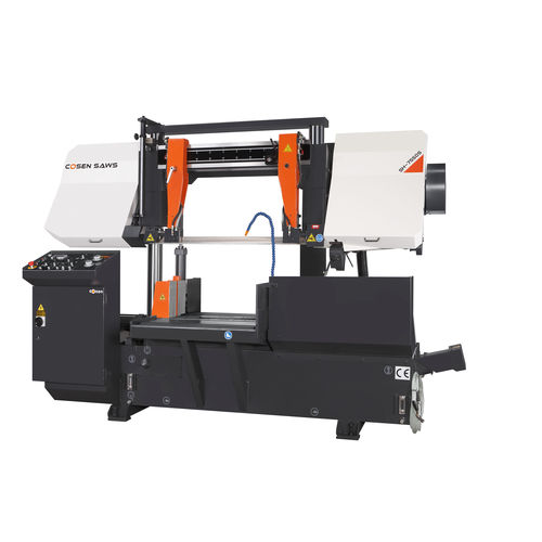Scie à ruban - SH-7550S - COSEN - horizontale / pour métaux / semi-automatique