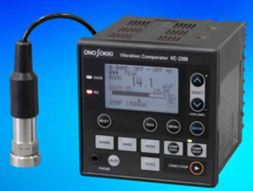 Analyseur de vibrations de surveillance de machine - VC-2200 - Onosokki - portable / numérique / industriel