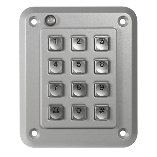 Clavier numérique 12 touches - DE1KT10 - Storm Interface - encastrable / en métal / pour contrôle d'accès