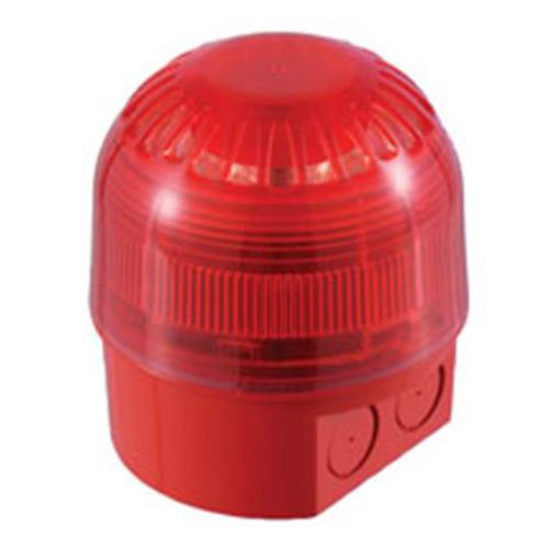 Diffuseur sonore avec feu à LED - PSC-0042 - Klaxon Signals - électronique / IP65
