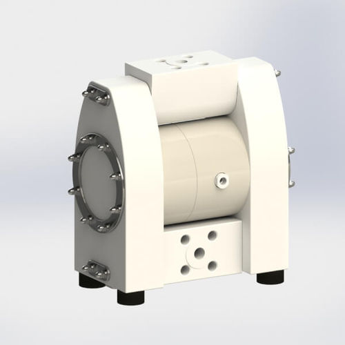 Pompe à double membrane - AHD , AHS Series - ALMATEC Maschinenbau GmbH - pour acide / actionnée par air / auto-amorçante
