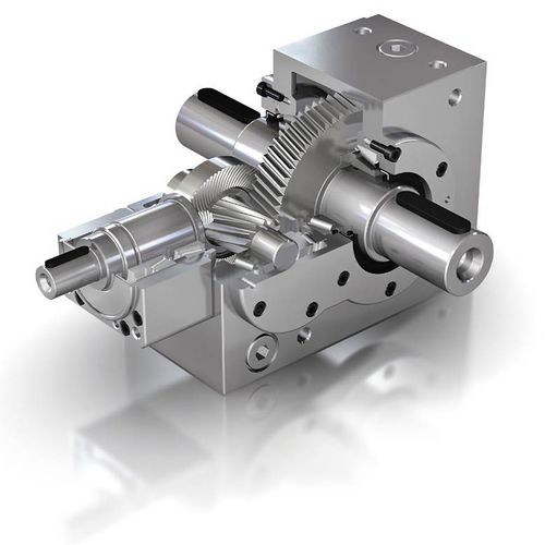 Réducteur à couple conique - KS TwinGear series - Nidec Graessner GmbH & Co. KG - orthogonal / 200 - 500 Nm / 100 - 200 Nm
