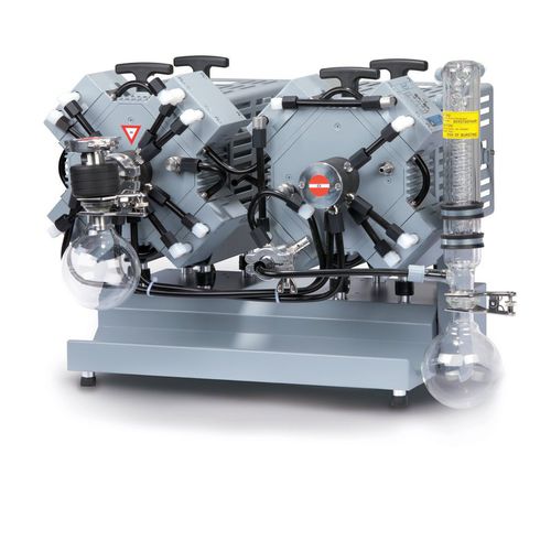 Pompe à vide à membrane - MV 10C EX +AK+EK - VACUUBRAND - lubrifiée / 230 Vca / mono-étagée