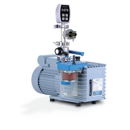 Pompe à vide à palettes - RZ 6 +FO +VS 16 +VACUU·VIEW - VACUUBRAND - lubrifiée / 230 Vca / bi-étagée
