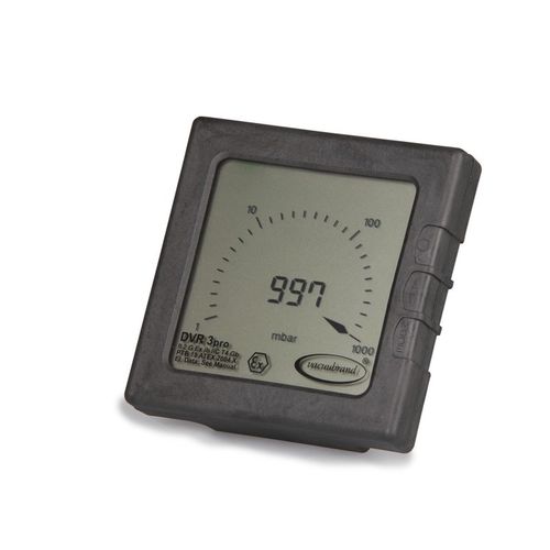 Vacuomètre avec capteur céramique - DVR 3pro - VACUUBRAND - numérique / résistant aux produits chimiques