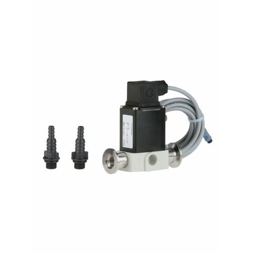 Électrovanne à commande directe - VV 6 - VACUUBRAND - 2 voies / pour eau / à bride