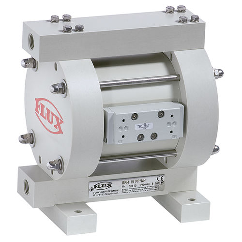 Pompe à double membrane - RFM series - FLUX-GERÄTE GMBH - pour produits chimiques / actionnée par air / auto-amorçante
