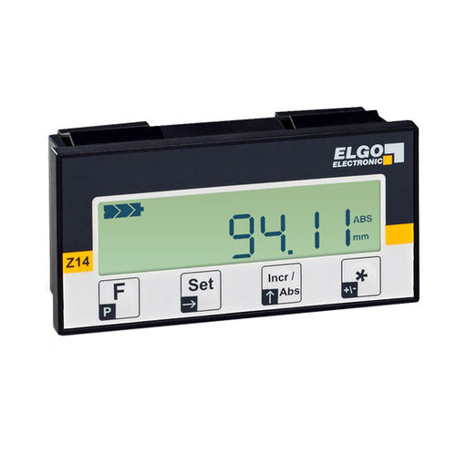 Indicateur de position - AZ14E - ELGO Electronic - de puissance / affichage LCD / pour montage sur panneau