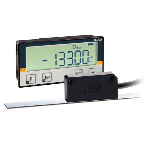 Indicateur de position - AZ17E - ELGO Electronic - affichage LCD / pour montage sur panneau / alimenté par batterie