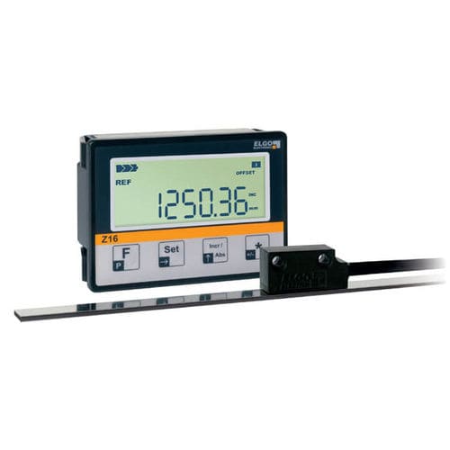 Indicateur de position - IZ16E - ELGO Electronic - affichage LCD / pour montage sur panneau / alimenté par batterie