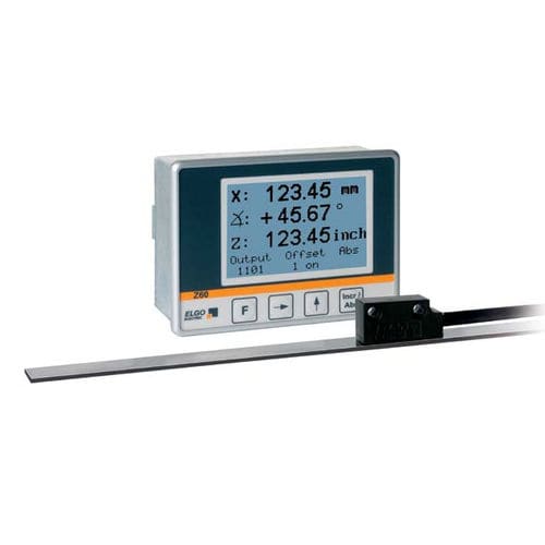 Indicateur de position - Z60 - ELGO Electronic - affichage LCD / pour montage sur panneau / pour codeur