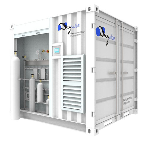 Remplisseuse pour bouteilles de gaz - MOFS - Oxywise, s.r.o. - d'oxygène / pour l'industrie / mobile