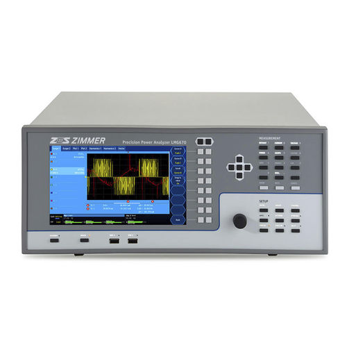 Analyseur électrique - LMG670 - ZES ZIMMER Electronic Systems - de puissance / benchtop / multivoies