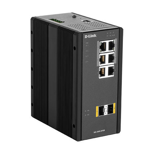 Commutateur Ethernet administrable - DIS-300G-8PSW - D-Link® - 8 ports / de niveau 2 / Gigabit Ethernet