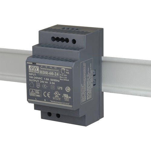 Alimentation électrique sur rail DIN - DIS-H60-24 - D-Link® - AC/DC / pour applications industrielles
