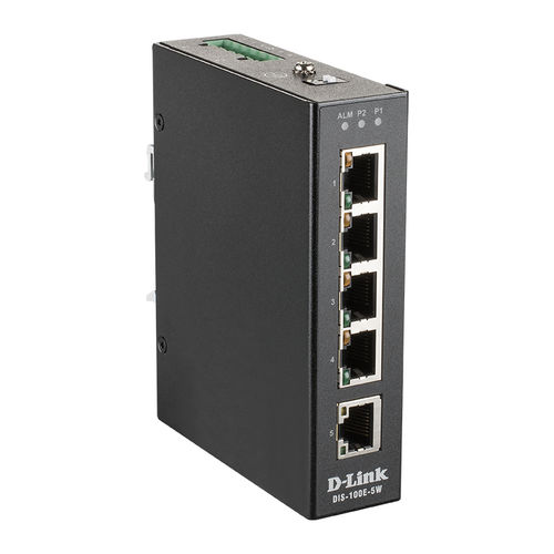 Commutateur Ethernet non administrable - DIS-100E-5W - D-Link® - 5 ports / 10/100BaseT(X) / de niveau 2