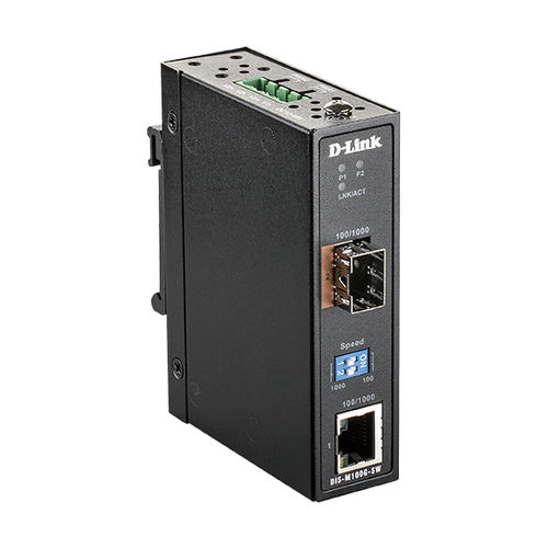 Convertisseur média - DIS-M100G-SW - D-Link® - de puissance / de température / Ethernet