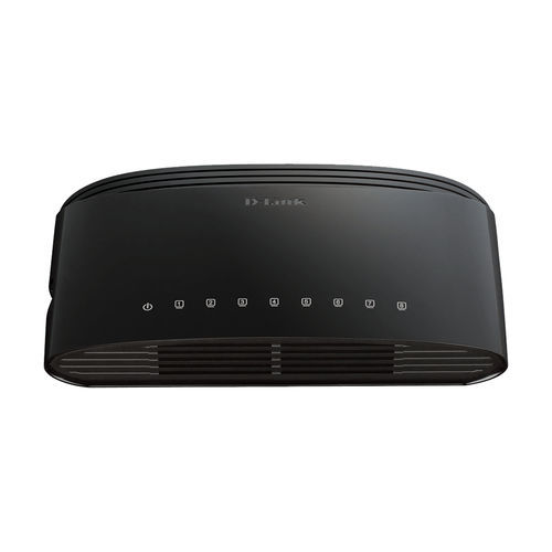 Commutateur Ethernet non administrable - DES-1008D - D-Link® - 8 ports / de bureau / rapide