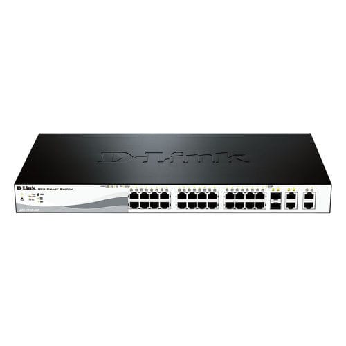 Commutateur Ethernet intelligent - DES-1210 series - D-Link® - 24 ports / fast ethernet / de niveau 2