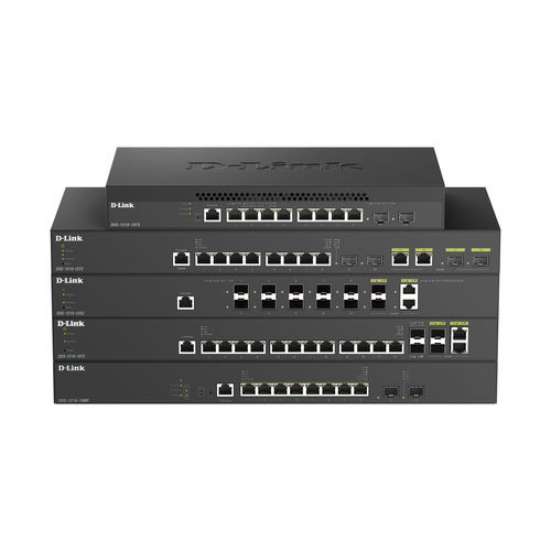 Commutateur Ethernet Gigabit Ethernet - DXS-1210 series - D-Link® - administrable / 8 ports / 12 ports