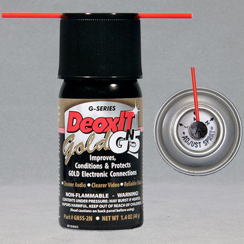 Aérosol de protection - DeoxIT® Gold #GN5S-2N - CAIG - pour métal / pour le plastique / à solvant