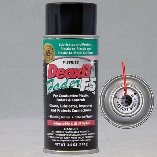 Aérosol lubrifiant - DeoxIT® Fader, #F5S-H6 - CAIG - pour métal / pour le plastique / à solvant